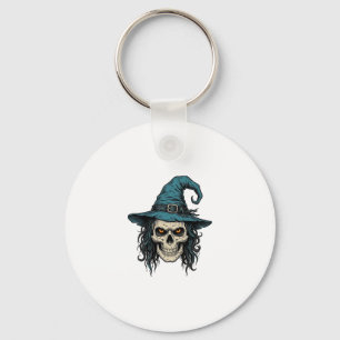 Porte-clés Conception de chemise vectorielle Halloween crâne