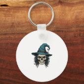 Porte-clés Conception de chemise vectorielle Halloween crâne (Recto)