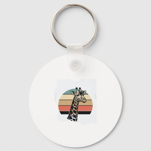 Porte-clés Conception de chemise vectorielle Safari Coucher d (Recto)