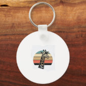 Porte-clés Conception de chemise vectorielle Safari Coucher d (Recto)