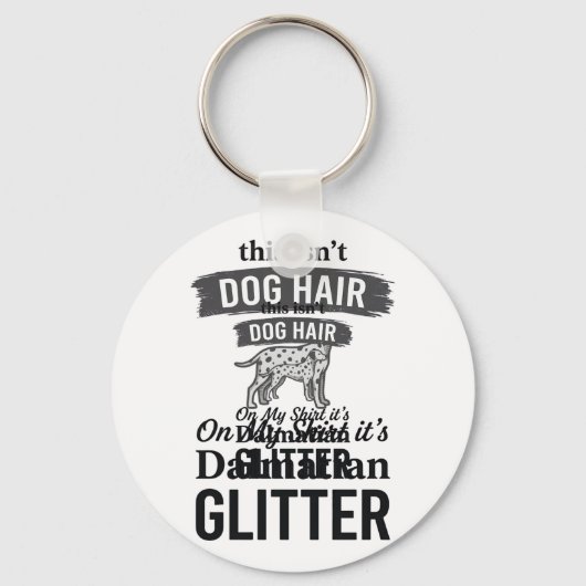 Porte-clés Conception de citation de cheveux de chien drôle d (Recto)