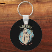 Porte-clés Conception de citation de fantôme d'Halloween (Recto)