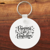 Porte-clés Conception de citation motivationnelle de progrès  (Recto)