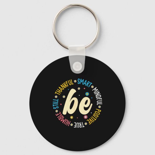 Porte-clés Conception de citation motivationnelle positive (Recto)