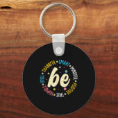 Porte-clés Conception de citation motivationnelle positive (Recto)