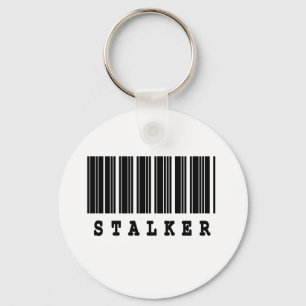 Porte-clés conception de code-barres stalker