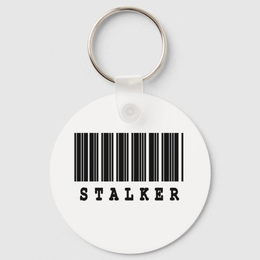 Porte-clés conception de code-barres stalker (Recto)