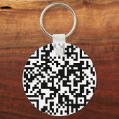 Porte-clés conception de code QR (Recto)