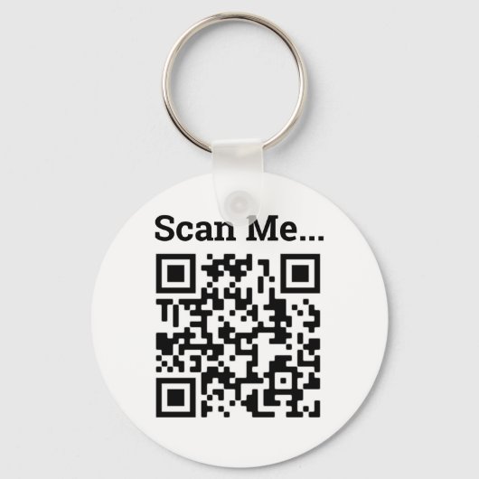Porte-clés Conception de code QR (Recto)