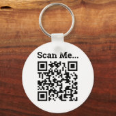 Porte-clés Conception de code QR (Recto)