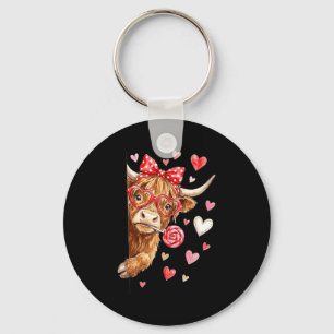 Porte-clés Conception de cœur de bonbon de la Saint-Valentin 