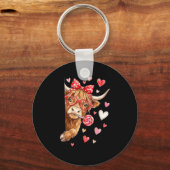 Porte-clés Conception de cœur de bonbon de la Saint-Valentin  (Recto)