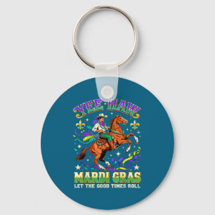 Porte-clés Conception de Cowboy de Carnaval de Cheval de Mard