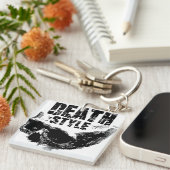 Porte-clés Conception de crâne de style de mort (Devant Droit)