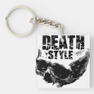 Porte-clés Conception de crâne de style de mort