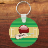 Porte-clés Conception de cricket (Verso)