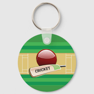 Porte-clés Conception de cricket
