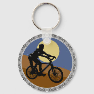 Porte-clés Conception de cycliste à vélo