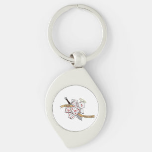 Porte-clés Conception de dés Paladin