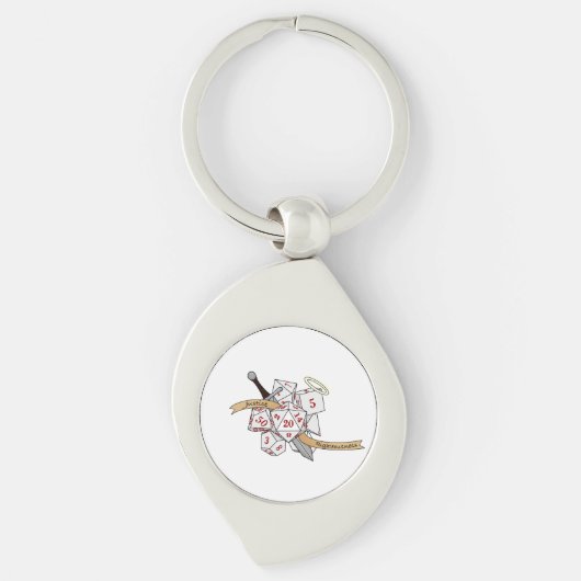 Porte-clés Conception de dés Paladin (Devant)