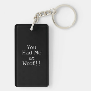 Porte-clés Conception de design simple pour l'amour des chien