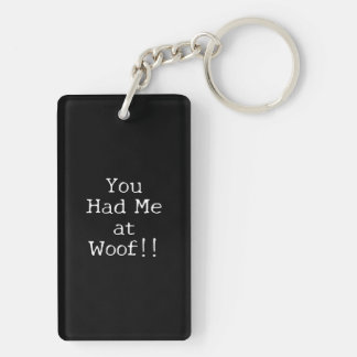 Porte-clés Conception de design simple pour l'amour des chien