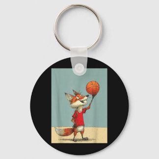 Porte-clés Conception de dessin animé de baseball drôle de re