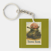 Porte-clés Conception de dessin animé de Think Tank fantaisis (Devant)