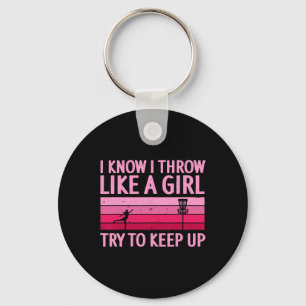 Porte-clés Conception de disque de golf cool pour femmes Fill