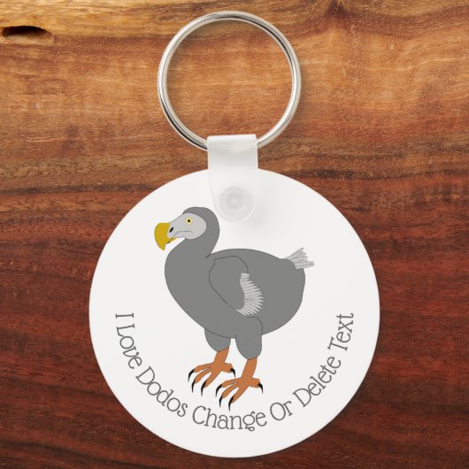 Porte-clés Conception de Dodo (Verso)