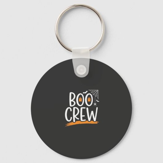 Porte-clés Conception de fantôme Halloween Boo Crew_1 (Recto)