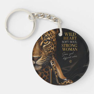 Porte-clés Conception de femme luxe Jaguar & Talons Hauts