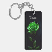 Porte-clés Conception de fleur néon vibrante (Devant gauche)
