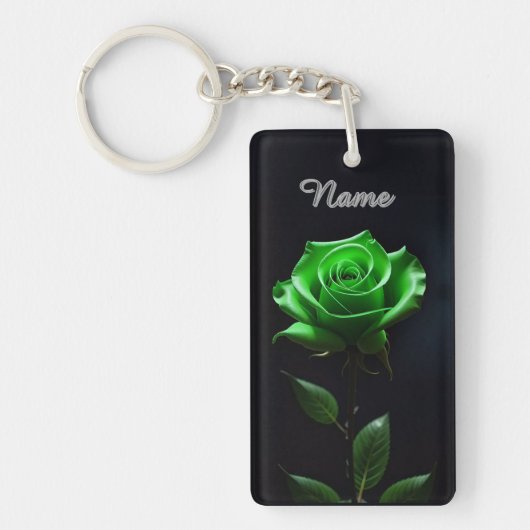 Porte-clés Conception de fleur néon vibrante (Devant)