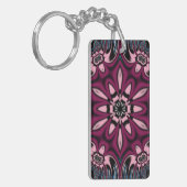Porte-clés conception de fleurs (Devant gauche)