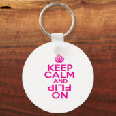 Porte-clés Conception de gymnastique au calme (Recto)