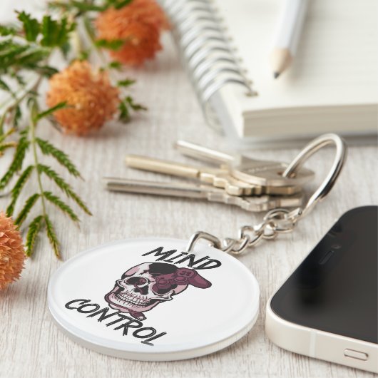 Porte-clés Conception de jeux de contrôle mental (Devant droit)