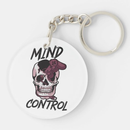 Porte-clés Conception de jeux de contrôle mental (Dos)