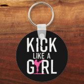 Porte-clés Conception de karaté mignonne pour filles femmes e (Recto)