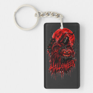 Porte-clés Conception de la fête d'Halloween avec la Faucheus