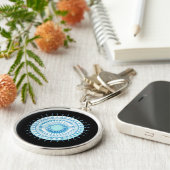 Porte-clés Conception de la méduse Haeckel (Côté)