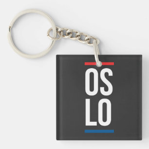 Porte-clés Conception de la ville d'Oslo