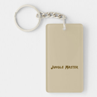 Porte-clés Conception de lettrage Jungle Master