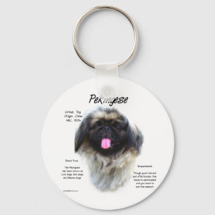 Porte-clés Conception de l'histoire de Pekingese