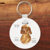 Porte-clés Conception de l'histoire de Vizsla (Recto)