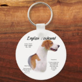 Porte-clés Conception de l'histoire des renards anglais (Recto)