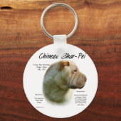 Porte-clés Conception de l'histoire du pois chinois Shar (Recto)