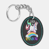 Porte-clés Conception de licorne arc-en-ciel Catch (Devant gauche)