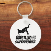 Porte-clés Conception de luttes cool (Recto)