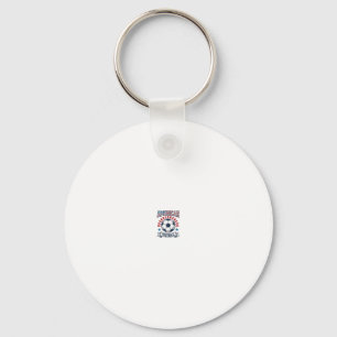 Porte-clés Conception de maillot de football américain vintag